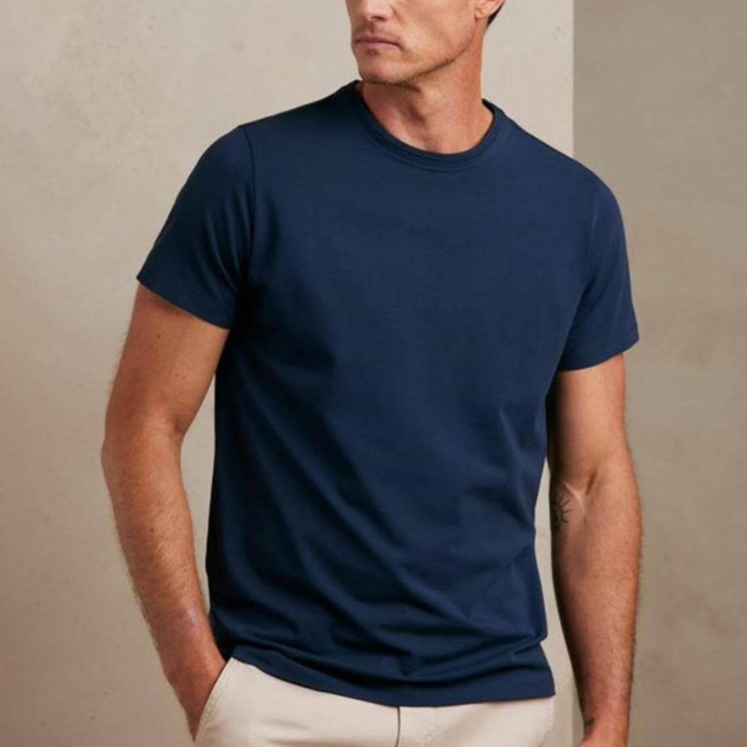 De Fonseca | 3 Magliette Uomo in Cotone Pettinato