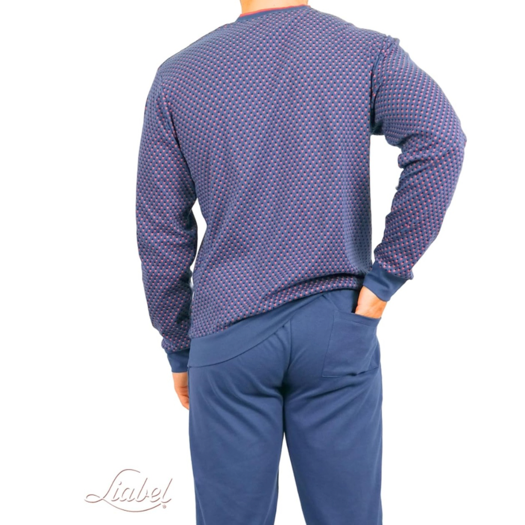 Liabel | Pigiama Uomo in Caldo Cotone Interlock