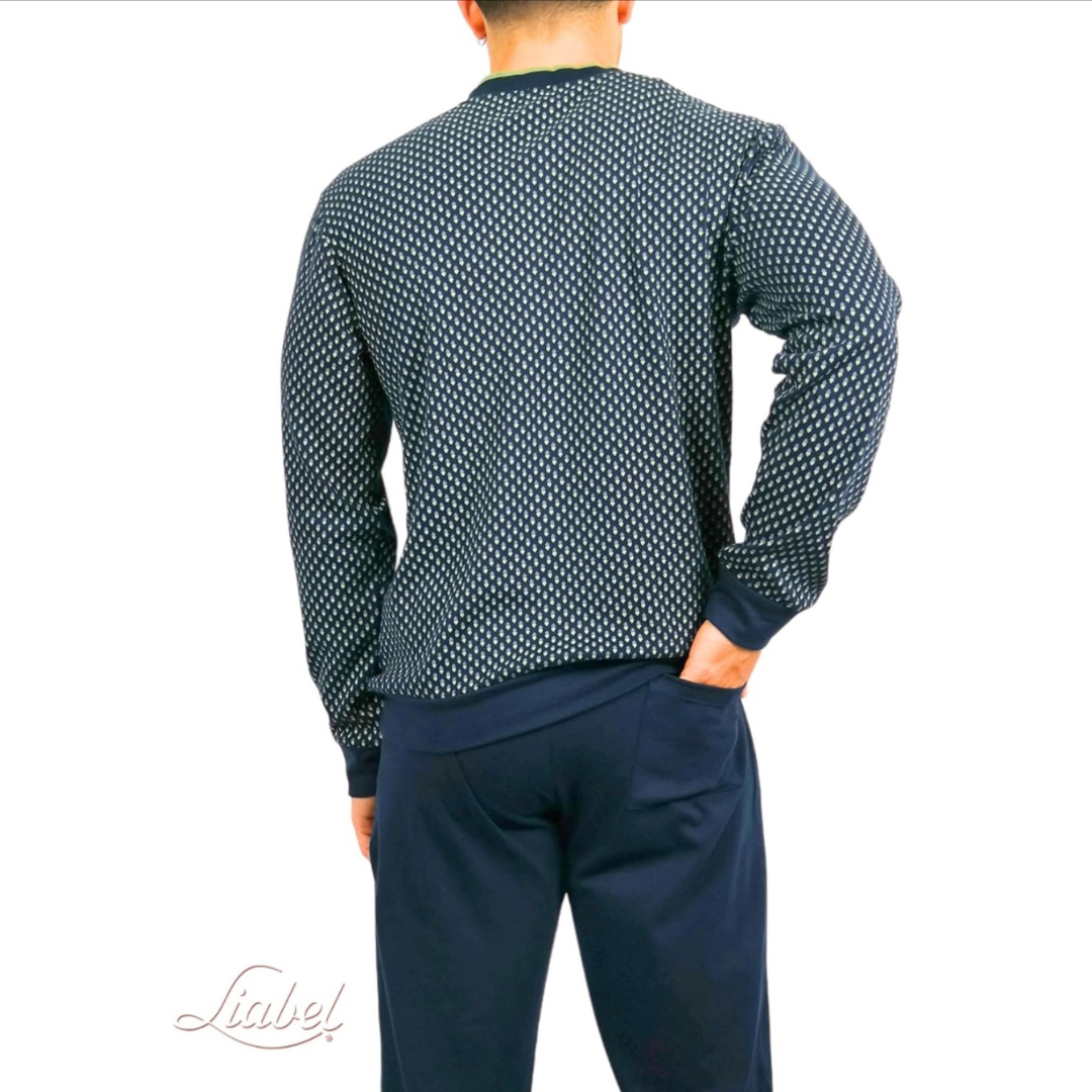 Liabel | Pigiama Uomo in Caldo Cotone Interlock