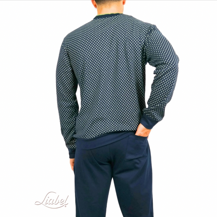 Liabel | Pigiama Uomo in Caldo Cotone Interlock