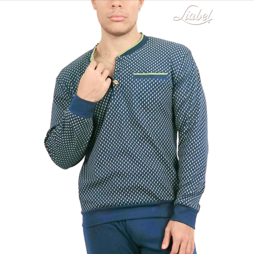 Liabel | Pigiama Uomo in Caldo Cotone Interlock