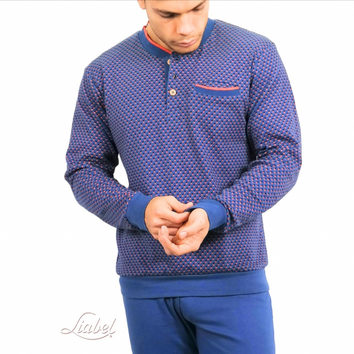 Liabel | Pigiama Uomo in Caldo Cotone Interlock