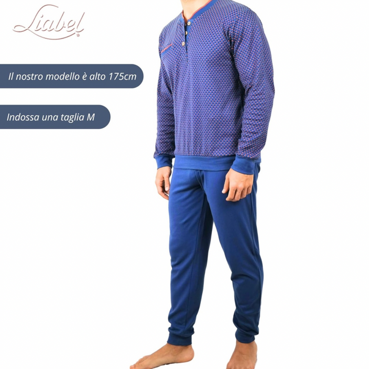Liabel | Pigiama Uomo in Caldo Cotone Interlock
