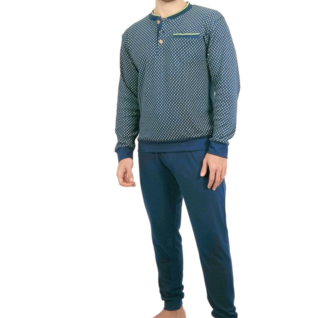 Liabel | Pigiama Uomo in Caldo Cotone Interlock