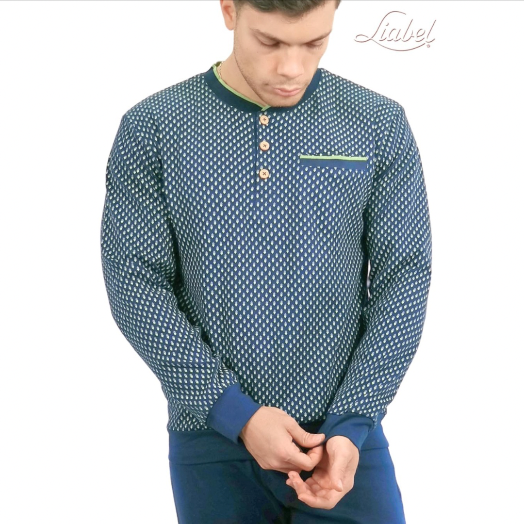 Liabel | Pigiama Uomo in Caldo Cotone Interlock