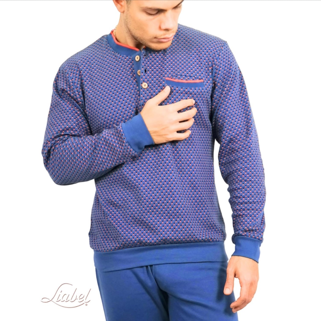 Liabel | Pigiama Uomo in Caldo Cotone Interlock