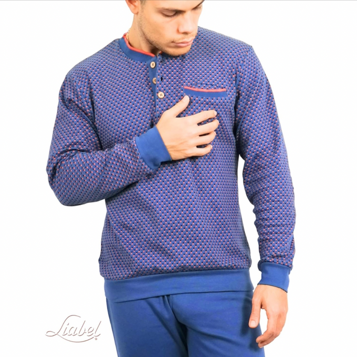 Liabel | Pigiama Uomo in Caldo Cotone Interlock