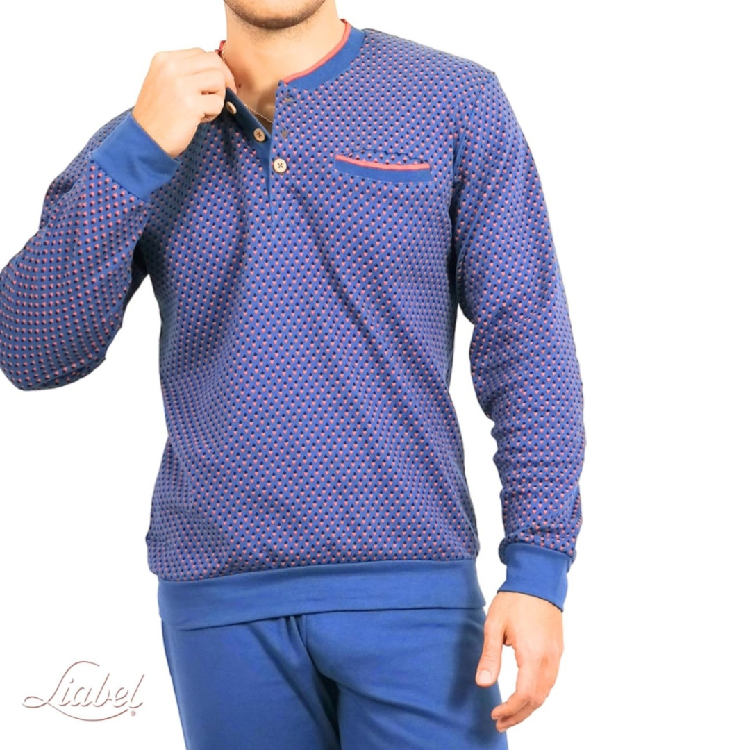Liabel | Pigiama Uomo in Caldo Cotone Interlock