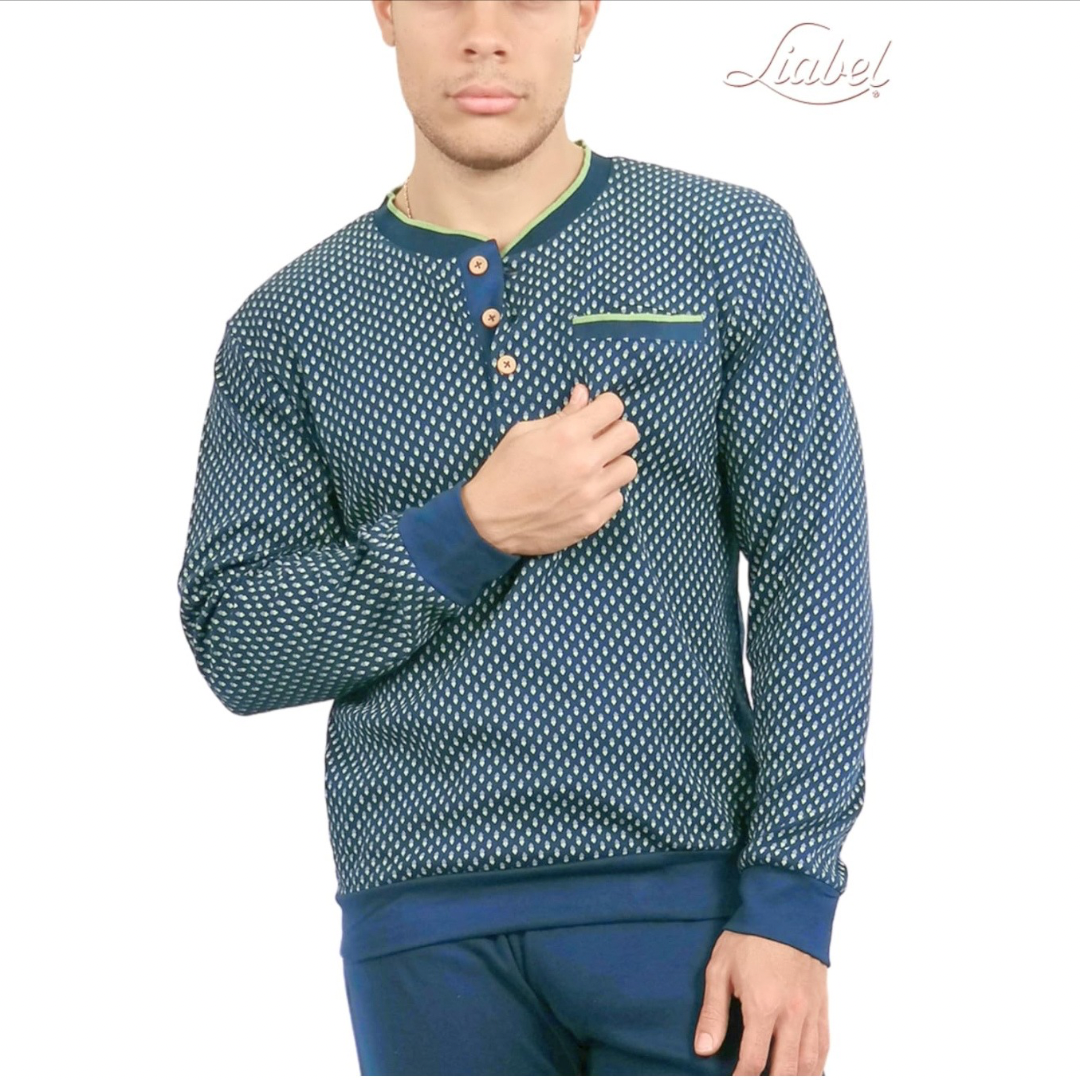 Liabel | Pigiama Uomo in Caldo Cotone Interlock